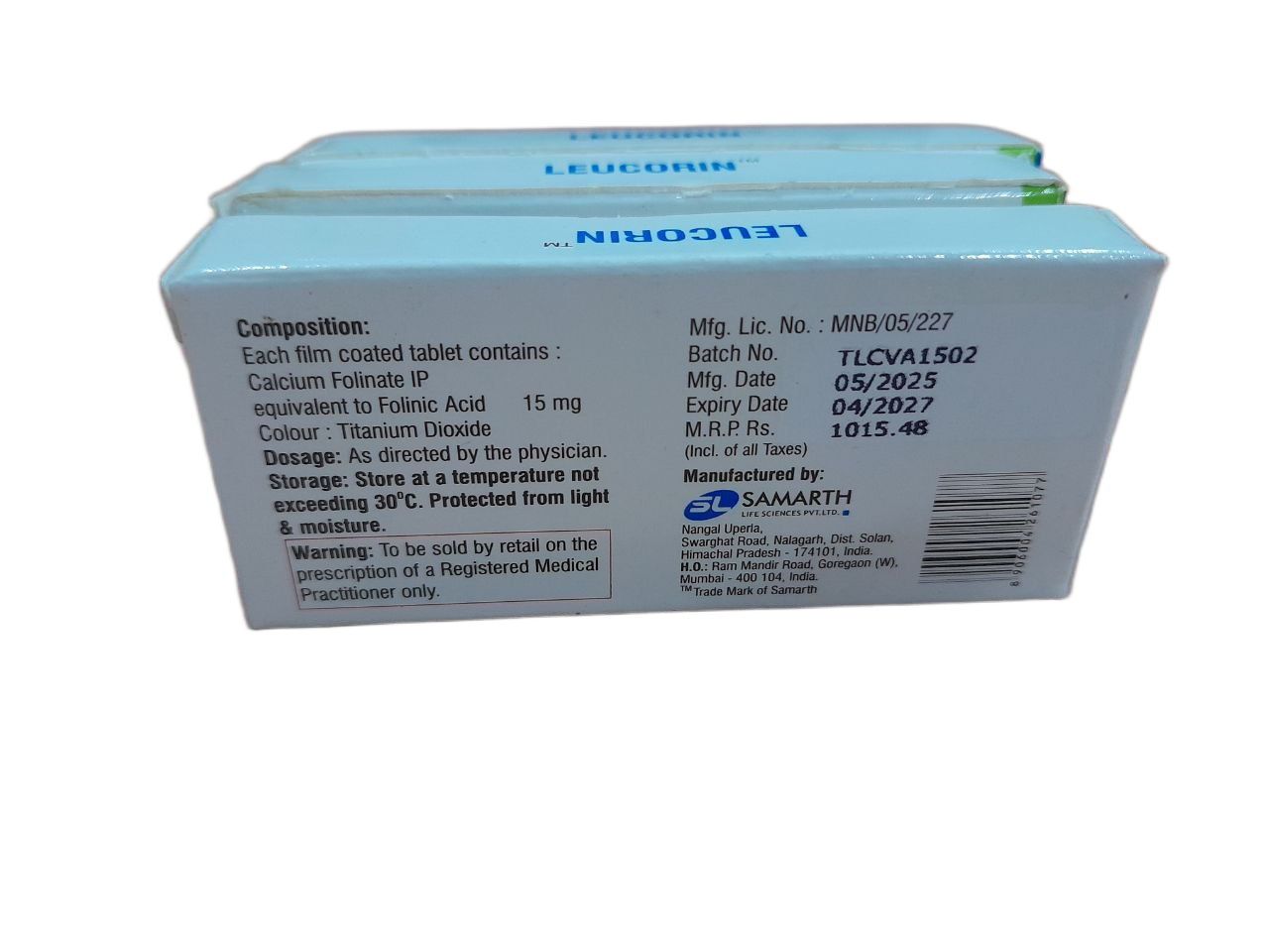 Calcium Folinate Tablets Manufacturer in India